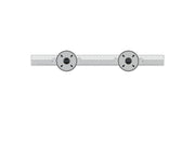 Multibrackets M Pro Series Enclosure 75" Floor to Ceiling Large White Signage Display Enclosures Multibrackets