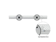 Multibrackets M Pro Series Enclosure 75" Floor to Ceiling Large White Signage Display Enclosures Multibrackets