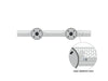 Multibrackets M Pro Series Enclosure 75" Floor to Ceiling Large White Signage Display Enclosures Multibrackets