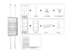 Multibrackets M Pro Series Enclosure 75" Floor to Ceiling Large White Signage Display Enclosures Multibrackets