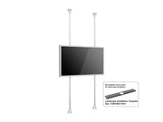 Multibrackets M Pro Series Enclosure 75" Floor to Ceiling Large White Signage Display Enclosures Multibrackets