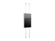 Multibrackets M Pro Series Enclosure 75" Floor to Ceiling Large White Signage Display Enclosures Multibrackets