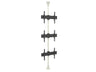 Multibrackets MBFC3U White M Floor to Ceiling Mount Pro - Up to 40"-65" Screen