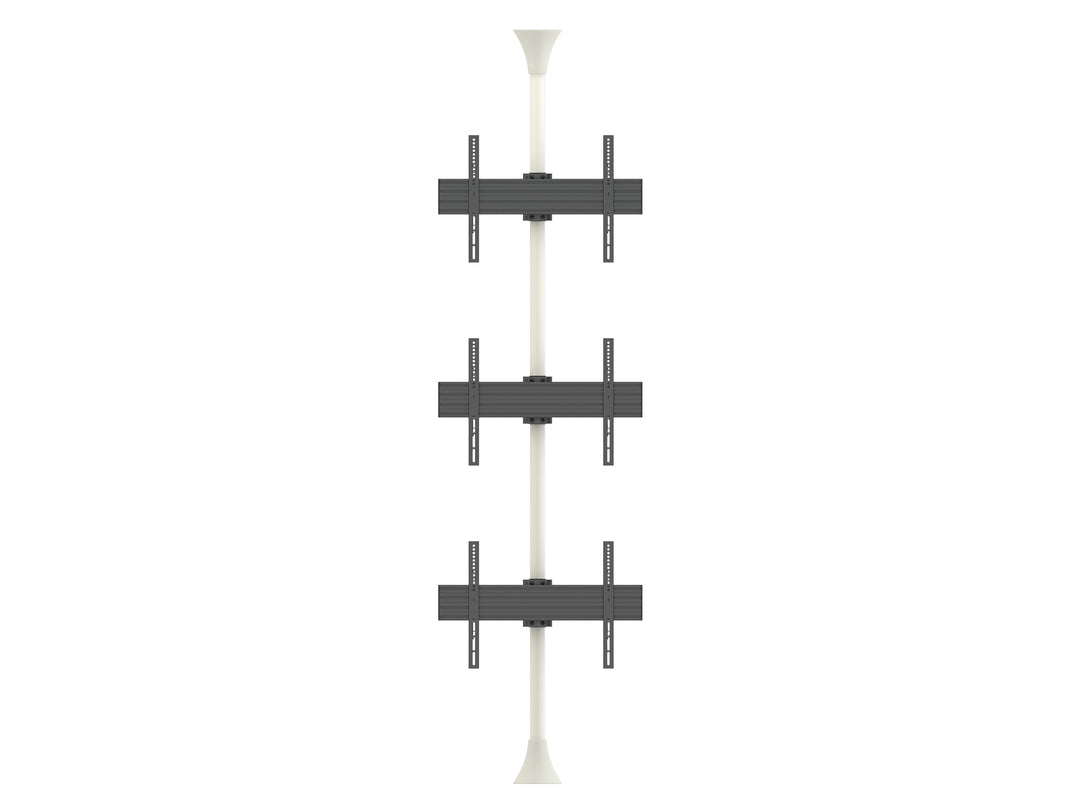 Multibrackets MBFC3U White M Floor to Ceiling Mount Pro - Up to 40"-65" Screen Floor to Ceiling Display Mount Multibrackets