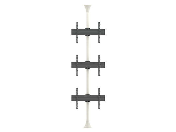 Multibrackets MBFC3U White M Floor to Ceiling Mount Pro - Up to 40"-65" Screen Floor to Ceiling Display Mount Multibrackets