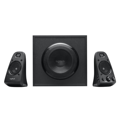 Logitech Z623 Speaker System with Subwoofer, Black | 980-000404 Subwoofer Speaker Logitech