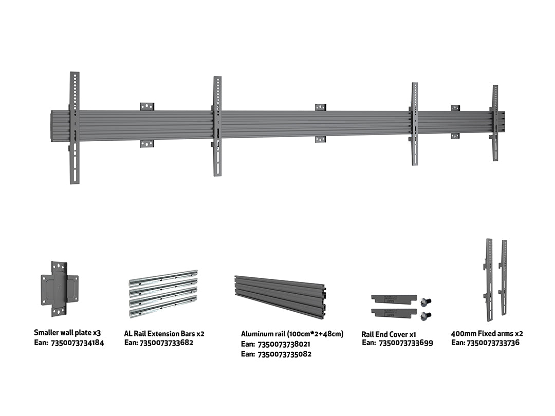 Multibrackets MBW2UHD Fixed M Wallmount Pro - (65"-75") Wall Mount Bracket Multibrackets