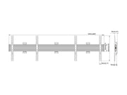 Multibrackets MBW2UHD Fixed M Wallmount Pro - (65"-75") Wall Mount Bracket Multibrackets