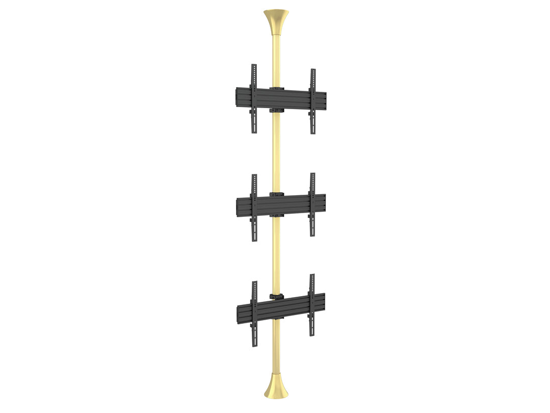 Multibrackets MBFC3U Brass M Floor to Ceiling Mount Pro - Up to 40"-65" Screen Floor to Ceiling Display Mount Multibrackets