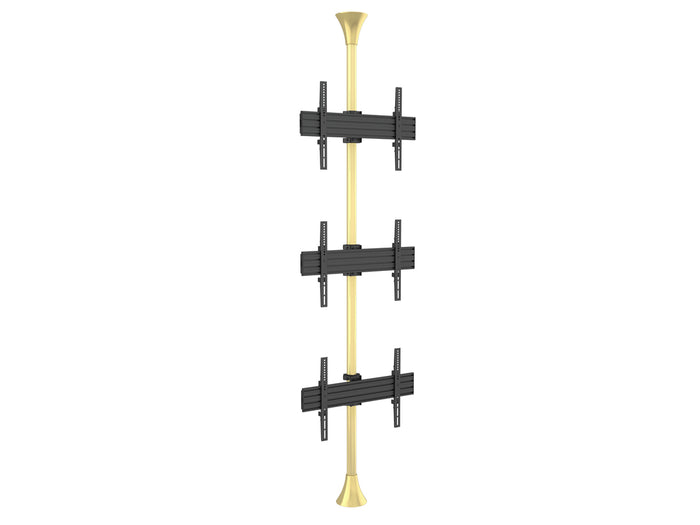Multibrackets MBFC3U Brass M Floor to Ceiling Mount Pro - Up to 40"-65" Screen Floor to Ceiling Display Mount Multibrackets