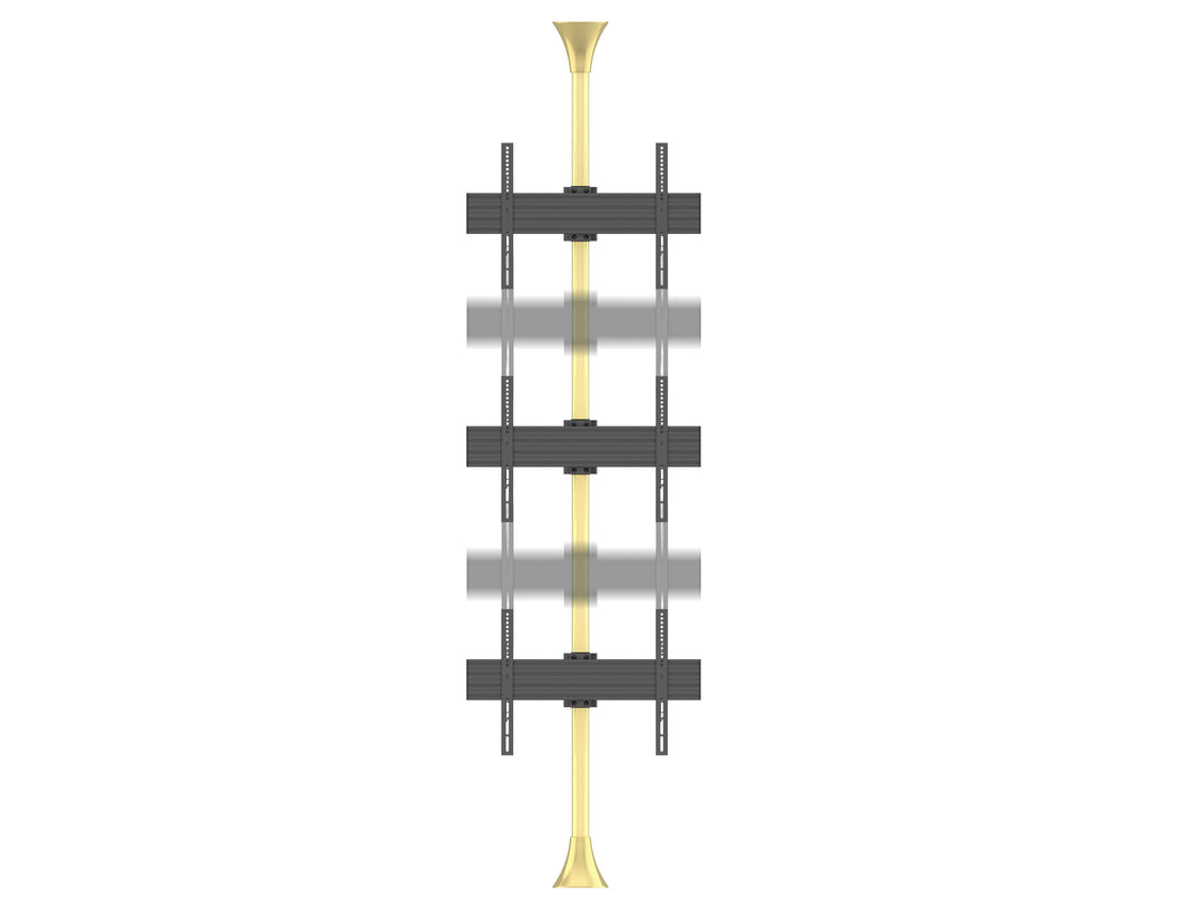 Multibrackets MBFC3U Brass M Floor to Ceiling Mount Pro - Up to 40"-65" Screen Floor to Ceiling Display Mount Multibrackets