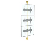 Multibrackets MBFC3U Brass M Floor to Ceiling Mount Pro - Up to 40"-65" Screen Floor to Ceiling Display Mount Multibrackets