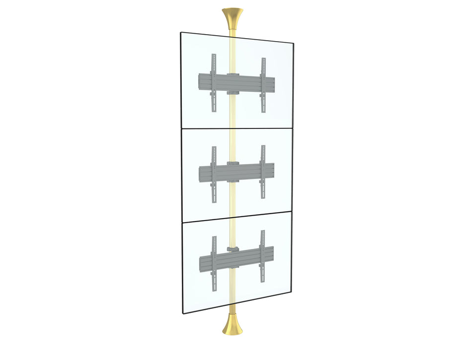 Multibrackets MBFC3U Brass M Floor to Ceiling Mount Pro - Up to 40"-65" Screen