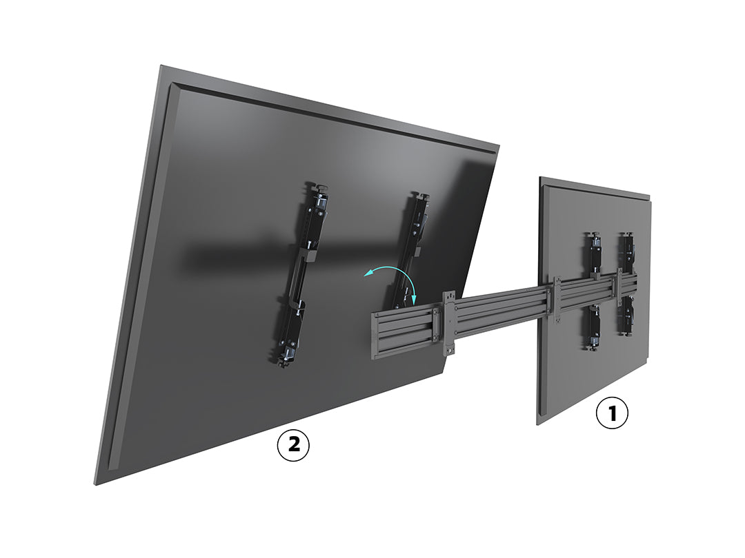 Multibrackets MBW2UHD Micro Adjustable M Wallmount Pro - (65" - 75") Wall Mount Bracket Multibrackets