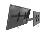 Multibrackets MBW2UHD Micro Adjustable M Wallmount Pro - (65" - 75") Wall Mount Bracket Multibrackets