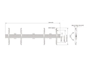 Multibrackets MBW2UHD Micro Adjustable M Wallmount Pro - (65" - 75") Wall Mount Bracket Multibrackets