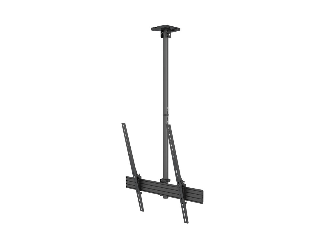 Multibrackets 40” - 75" - 1.5m Pole Single Side Display Ceiling Mount Pro Ceiling Mount Bracket Multibrackets