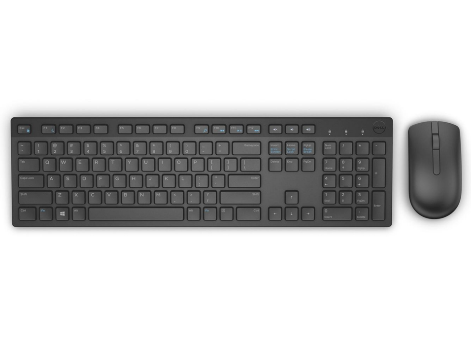 Dell KM636 Full-Size Wireless Keyboard and Mouse for PC | 580-ADFZ
