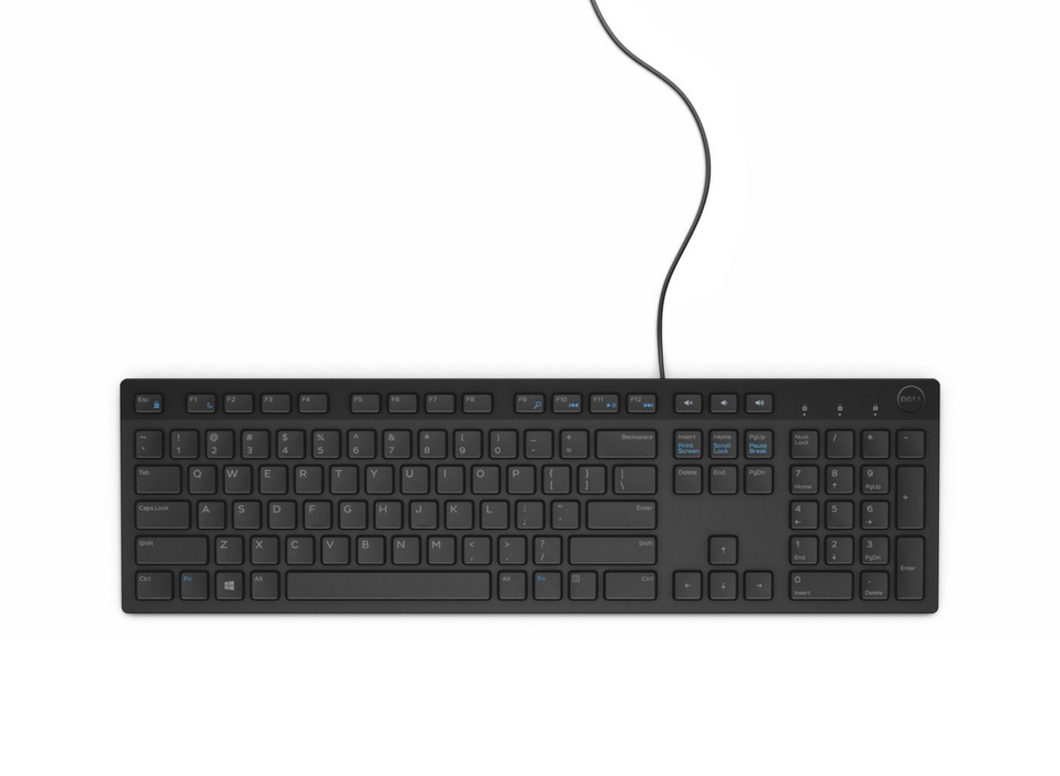 Dell Wired USB Full-Size Keyboard with Multimedia Keys | 580-AHYB