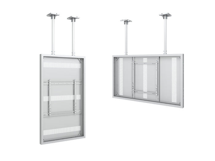 Multibrackets M Pro Series Enclosure 75" Ceiling Large White Signage Display Enclosures Multibrackets