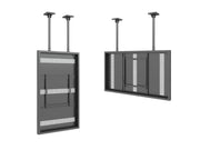 Multibrackets M Pro Series Enclosure 75" Ceiling Large Black Signage Display Enclosures Multibrackets