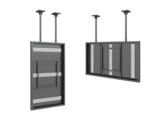 Multibrackets M Pro Series Enclosure 75" Ceiling Large Black Signage Display Enclosures Multibrackets