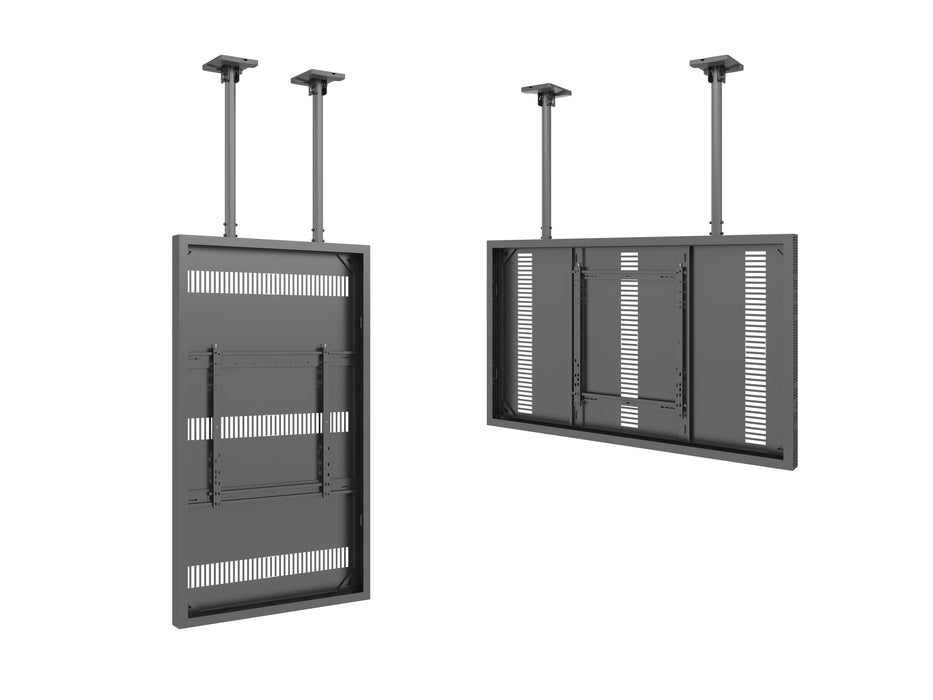 Multibrackets M Pro Series Enclosure 75" Ceiling Large Black Signage Display Enclosures Multibrackets