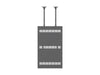Multibrackets M Pro Series Enclosure 75" Ceiling Large Black Signage Display Enclosures Multibrackets