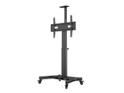 Multibrackets M Motorized Public Floorstand Single Pillar | For 32" - 75" Screens Motorised Trolley Multibrackets