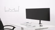 Multibrackets M VESA Deskmount Officeline Dual Black | For 15" - 30" Screens Monitor Arm Desk Mount Multibrackets