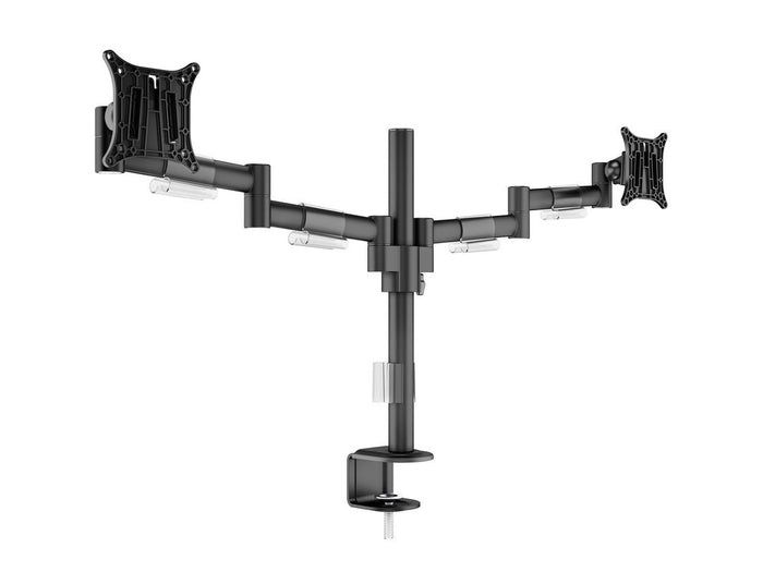 Multibrackets M VESA Deskmount Officeline Dual Black | For 15" - 30" Screens Monitor Arm Desk Mount Multibrackets