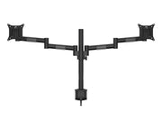 Multibrackets M VESA Deskmount Officeline Dual Black | For 15" - 30" Screens Monitor Arm Desk Mount Multibrackets