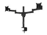 Multibrackets M VESA Deskmount Officeline Dual Black | For 15" - 30" Screens Monitor Arm Desk Mount Multibrackets