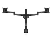 Multibrackets M VESA Deskmount Officeline Dual Black | For 15" - 30" Screens Monitor Arm Desk Mount Multibrackets