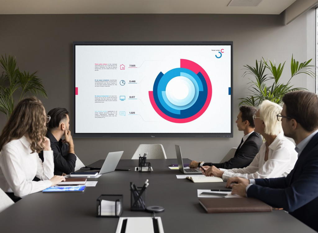 Optoma 5863RK 86" 4K Ultra HD Interactive Flat Panel Display Interactive Touchscreen Display Optoma