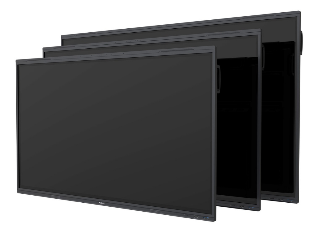 Optoma 5863RK 86" 4K Ultra HD Interactive Flat Panel Display Interactive Touchscreen Display Optoma