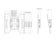 Multibrackets M Pro Series VESA Face Down Mount - (32" - 75") Wall Mount Bracket Multibrackets