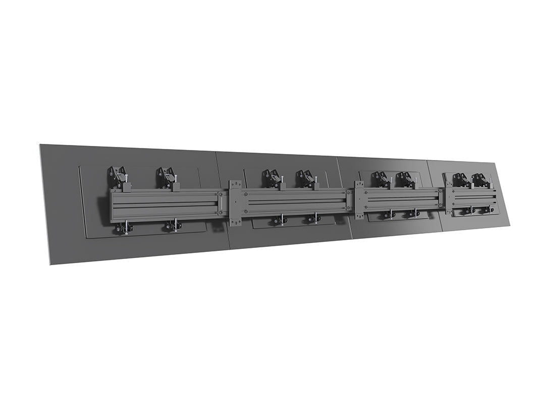 Multibrackets MBW4U Tilt 27" - 32" Pro Series Menu Board Wall Bracket For 4 Screen Wall Mount Bracket Multibrackets