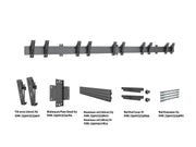 Multibrackets MBW5U Tilt 27" - 32" Pro Series Menu Board Wall Bracket For 5 Screens Wall Mount Bracket Multibrackets