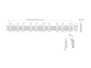Multibrackets MBW5U Tilt 27" - 32" Pro Series Menu Board Wall Bracket For 5 Screens Wall Mount Bracket Multibrackets