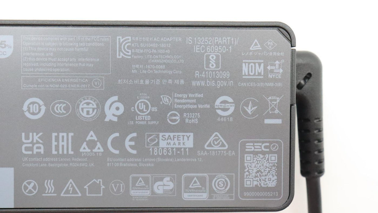 Lenovo 65W Power Adapter for Notebooks | 5A10W86252 Power Adapter Lenovo