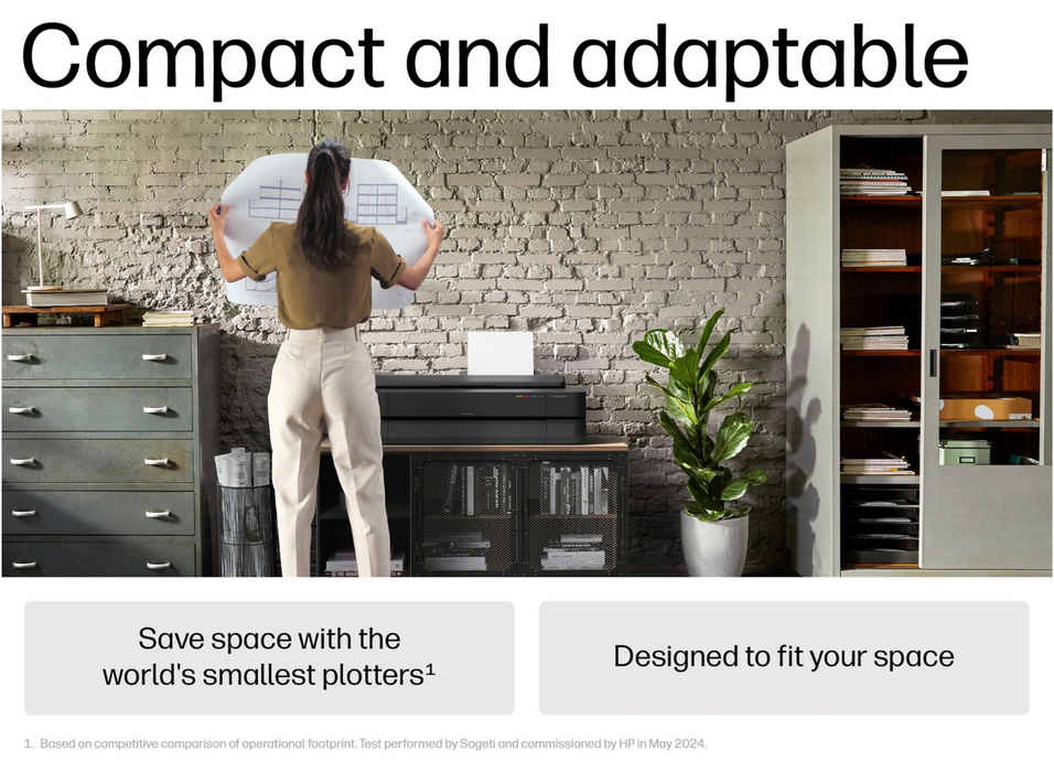 HP DesignJet T230 24" / A1 Large Format Plotter Printer | 5HB07D#B19 Large Format Printer HP