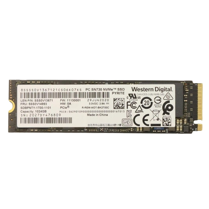 Lenovo SN730 1TB M.2 PCIe NVMe SSD | 5SS0V14993 Internal Solid State Drive Lenovo