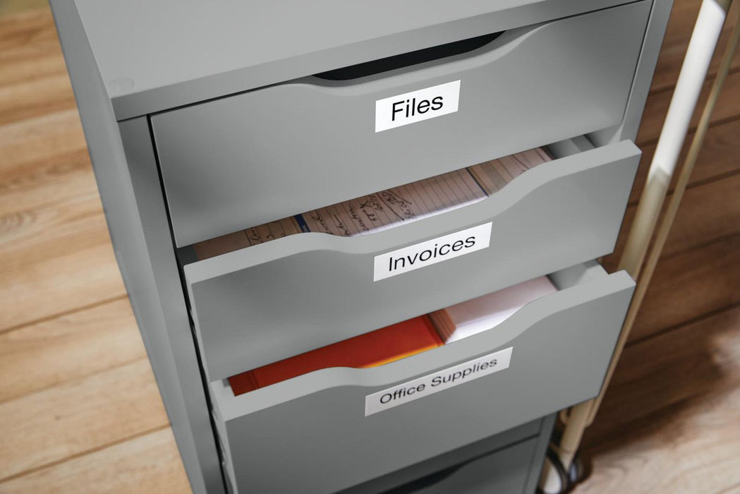 DYMO D1 9mm x 7m Black on White Standard Labels | S0720680 Label Making Tape DYMO