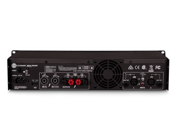 Crown XLS 2502 Two-Channel, 775W @ 4Ω Power Amplifier Audio Amplifier Crown
