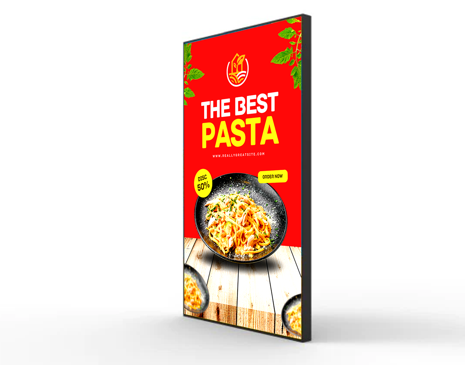 Ultra High Brightness Window Display - 3500cd/m2 Candela High Brightness Digital Signage ScreenMoove 49 inch (109x62cm) Portrait Life-time CMS Software