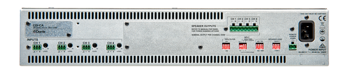 Cloud Electronics CA4250 4 Channel Amplifier 250w Per Output Channel Audio Amplifier Cloud Electronics