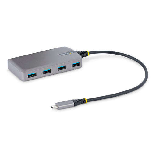 StarTech 5G4AB-USB-C-HUB 4-Port USB-C Hub - 5Gbps - Bus Powered - USB C to 4x USB-A Hub w/ Optional Auxiliary Power Input