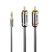 Lindy 5m 3.5mm to Phono Audio Cable, Cromo Line | 35336 Audio / Video Cable Lindy