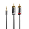 Lindy 5m 3.5mm to Phono Audio Cable, Cromo Line | 35336